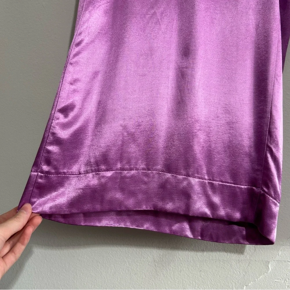Free People Good Days Satin Trousers Purple Medium Festival Party Going Out